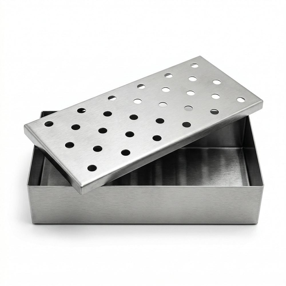 Räucherbox aus Edelstahl