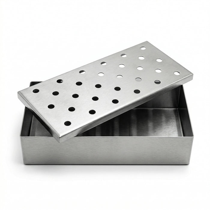 Räucherbox aus Edelstahl